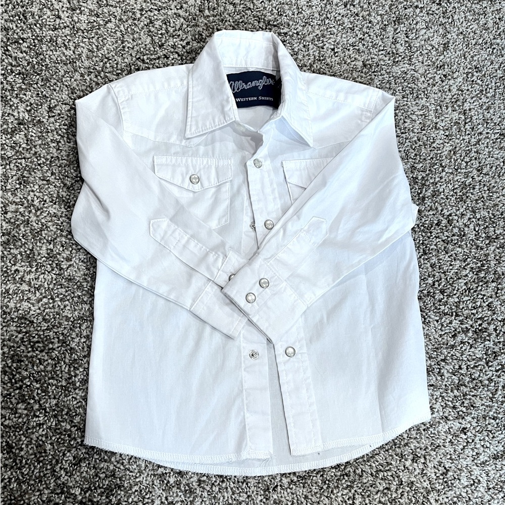Toddler Wrangler Pearl Snap Size XXS